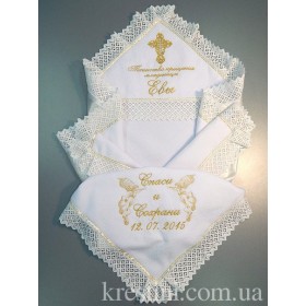 Крыжма  крестильная "Ева"